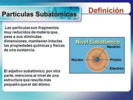 Subatomic particles: DEFINITION and CHARACTERISTICS