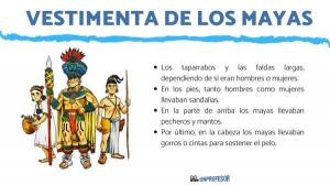 Clothing of the MAYANS